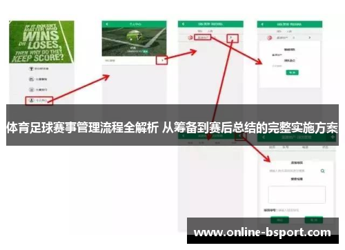 体育足球赛事管理流程全解析 从筹备到赛后总结的完整实施方案 体育足球赛事管理流程全解析 从筹备到赛后总结的完整实施方案
